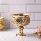 Brass Handcrafted Flower Vase (6 Inch)