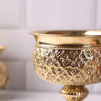 Brass Handcrafted Flower Vase