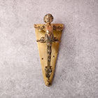 Brass Baby With Wings Door Handle With Base (12.5 Inch)