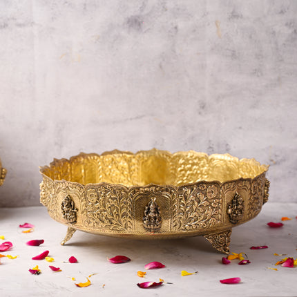 Brass Ashtalakshmi Urli