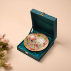 Brass Hand Painted Decorative Fruit Bowl (7.5 Inch)