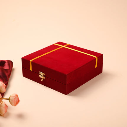 Brass Hand Painted Peacock Fruit Bowl With Velvet Box