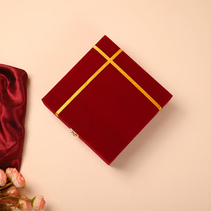 Brass Hand Painted Peacock Fruit Bowl With Velvet Box