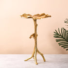 Brass Tree Design Decorative Table (16.5 Inch)