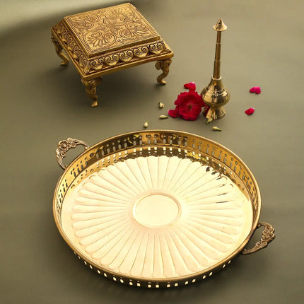 Brass Round Tray / Platter