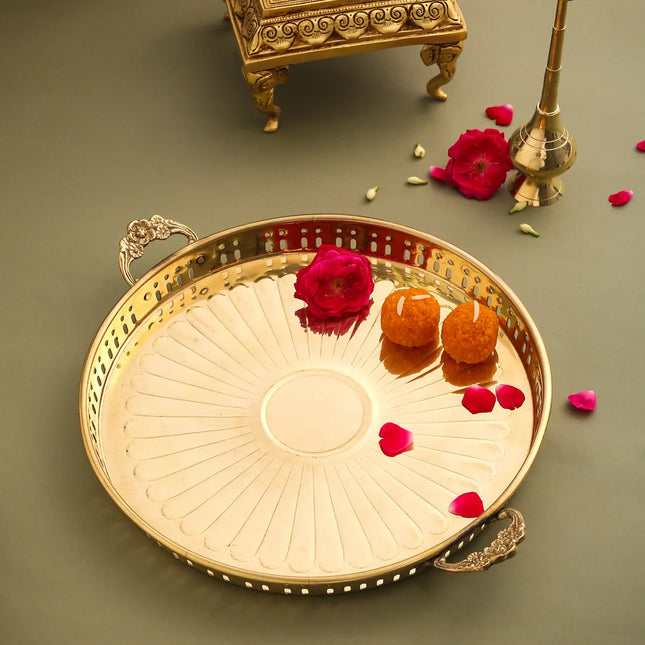 Brass Round Tray / Platter