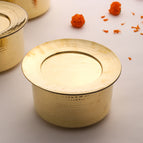 5.3 INCHES (10.5*10.5*5.3) WEIGHT - 1.85 KG; CAPACITY - 5 LITRE