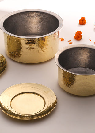 Brass Patila with Lid