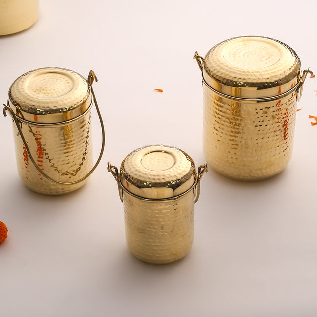 Brass Milk Pot With Lid