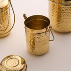 7.5 INCHES (4*4.5*7.5); HEIGHT WITH HANDLE - 12.5 INCHES WEIGHT - 600 GRAMS; CAPACITY - 1.25 LITRE