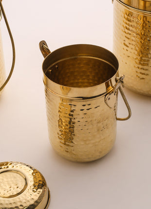 Brass Milk Pot With Lid