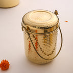 9 INCHES (8.5*6.5*9); HEIGHT WITH HANDLE - 15 INCHES; WEIGHT - 1 KG CAPACITY - 4 LITRE