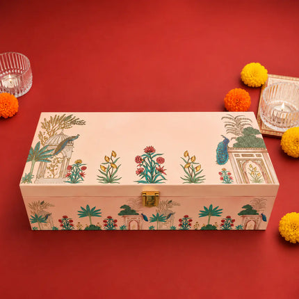 Brass Hand Painted Glass Pair Corporate/Gift Hamper