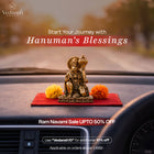 Brass Blessing Hanuman Lightweight Idol (2.5 Inch)