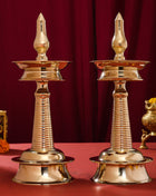 Brass Traditional Samai/Lamp Pair