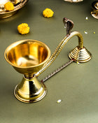 Brass Dhoop Aarti Spoon