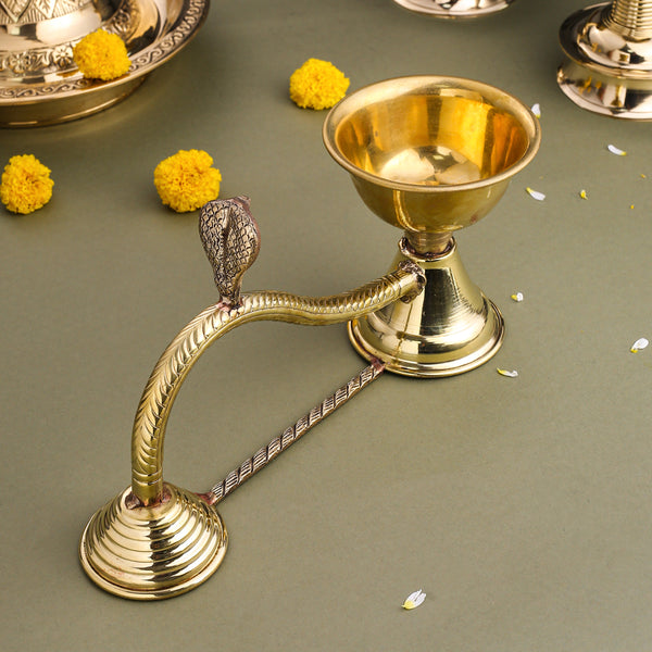 Brass Dhoop Aarti Spoon