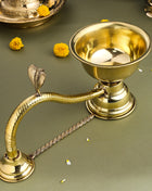 Brass Dhoop Aarti Spoon (5.5 Inch)