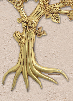 Brass Kalpvriksha Wall Hanging (19 Inch)