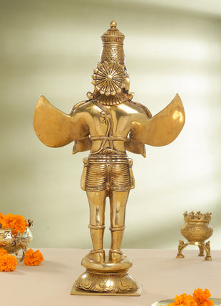 Brass Standing Garuda Statue (22 Inch)