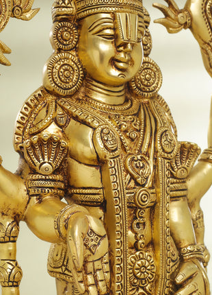 Brass Tirupati Balaji/Venkateshwar Idol (23 Inch)