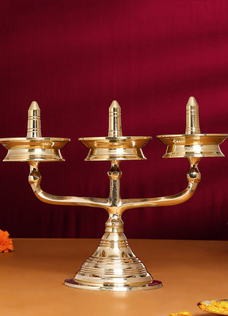 Brass Dhoop Dani & Incense Holder (2.8 Inch) – Vedansh Craft