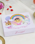 Brass Baby Girl Gift Box Hamper