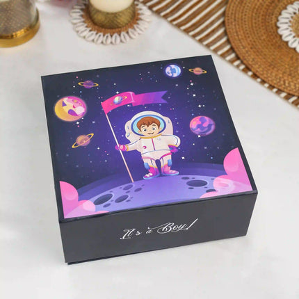 Brass Aeroplane & Car New Born Gift Box Hamper