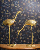 Brass Decorative Sarus Crane Set