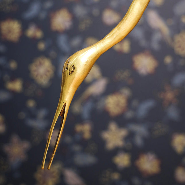 Brass Decorative Sarus Crane Set