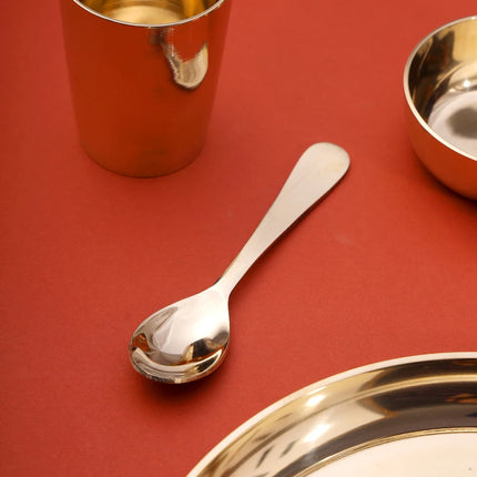 Pure Kansa/Bronze Thali/Dinner Set (1.6 Kg)