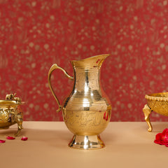 Brass Jug and Antique Brass Jug