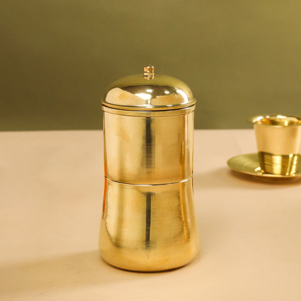 Brass Coffee Filter Machine (6.5 Inch)