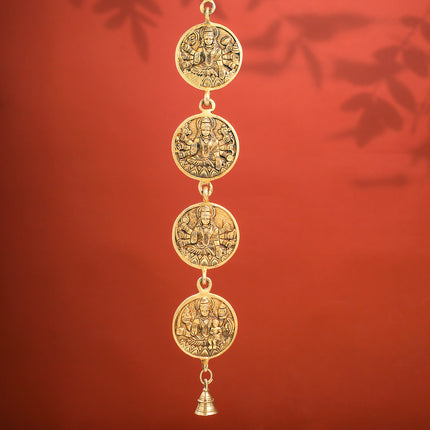 Brass Ashtalakshmi Hanging Bell (16 Inch) (40 Inch)