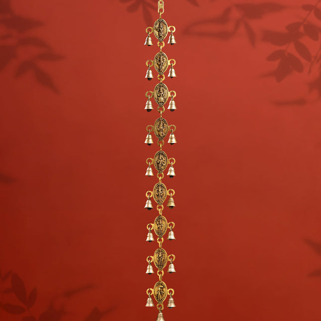 Brass Dashavatara Hanging Bell (48 Inch)