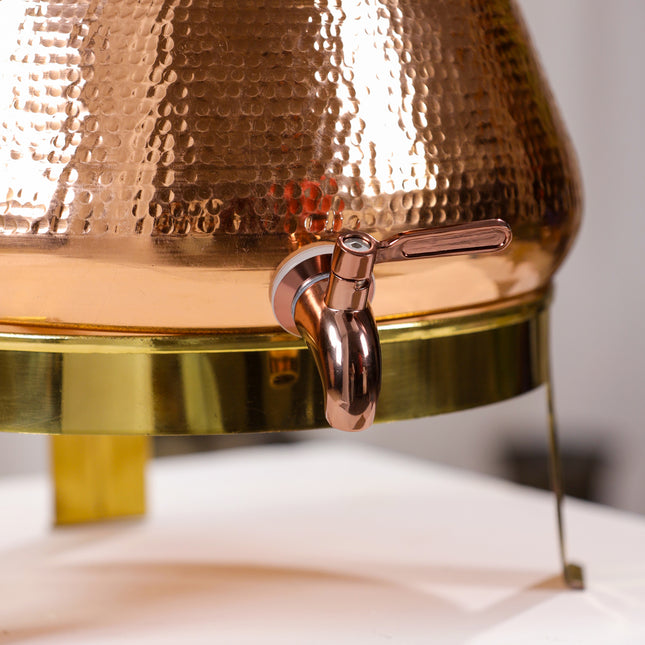 Copper Round Water Dispenser (11.5 Inch)