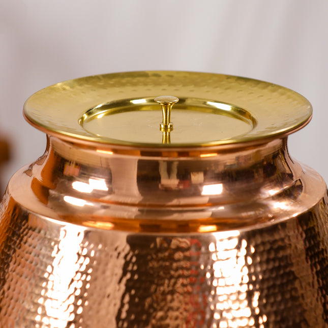 Copper Round Water Dispenser (11.5 Inch)