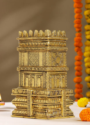 Brass Meenakshi Temple Model (9.5 Inch)