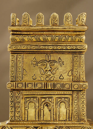 Brass Meenakshi Temple Model (9.5 Inch)