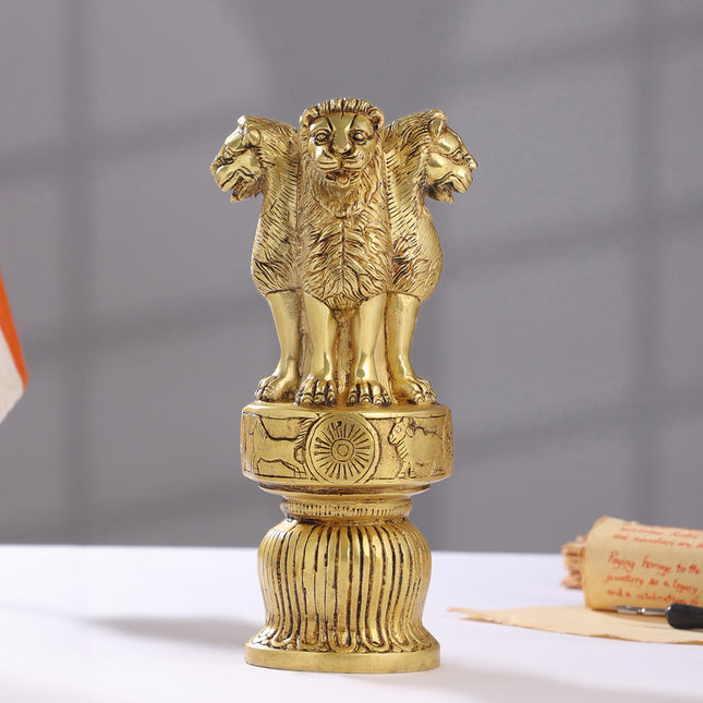 Brass Ashok Stambh (10 Inch)