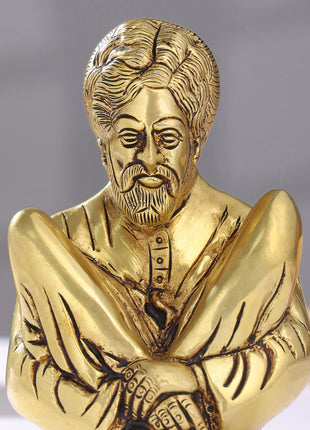 Brass Sadguru Saint Shankar Maharaj Idol (5.5 Inch)