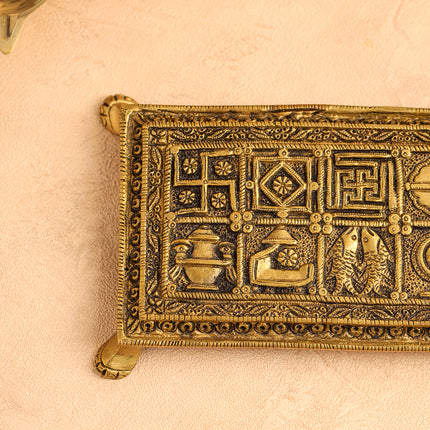 Brass Pooja Chowki (6.2 Inch)