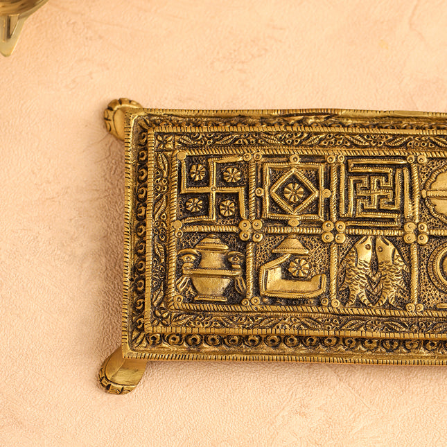 Brass Pooja Chowki (6.2 Inch)