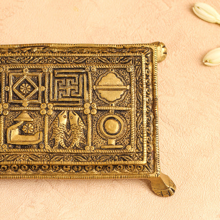 Brass Pooja Chowki (6.2 Inch)