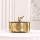 Brass Dry Fruit Box with Floral Lid (4.5 Inch)