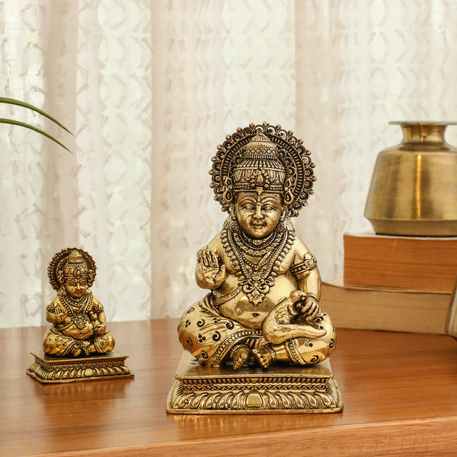 Brass Superfine Kuber Maharaj Idol