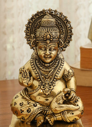 Brass Superfine Kuber Maharaj Idol