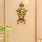 Brass Lady Face Wall Hook / Hanger (9 Inch)