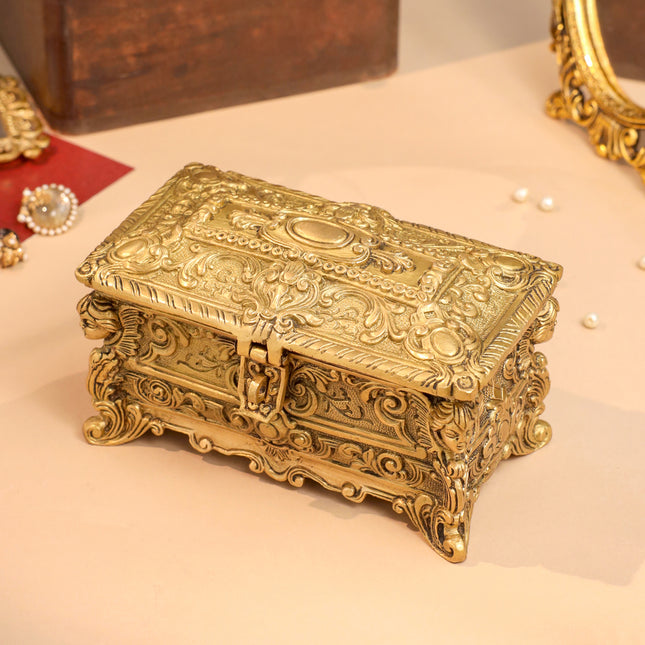 Brass Jewellery Box (4.5 Inch)