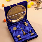 Thali - 7.5 Inch ; Weight - 1.2 Kg with box